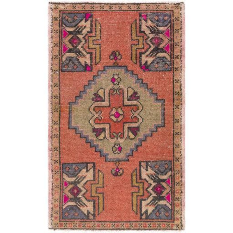 Surya Antique One of a Kind OOAK-1404 1’10” x 3′ Rug