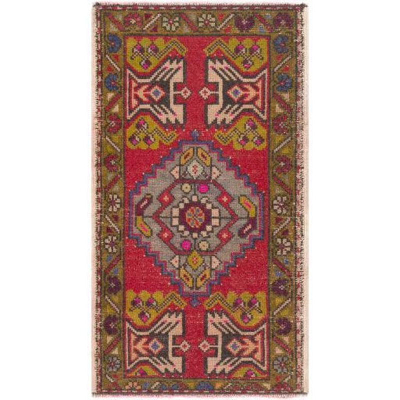 Surya Antique One of a Kind OOAK-1440 1’10” x 3’4” Rug