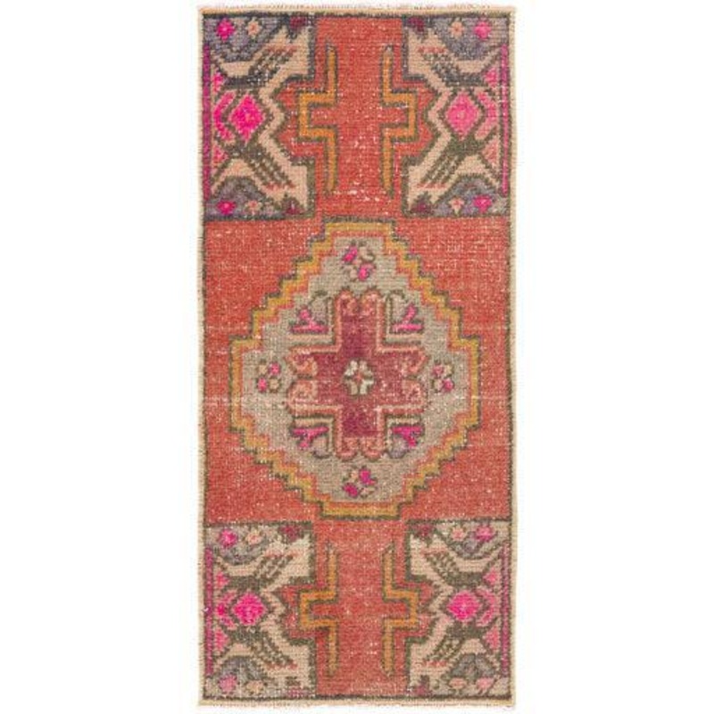 Surya Antique One of a Kind OOAK-1454 1’4” x 2’10” Rug