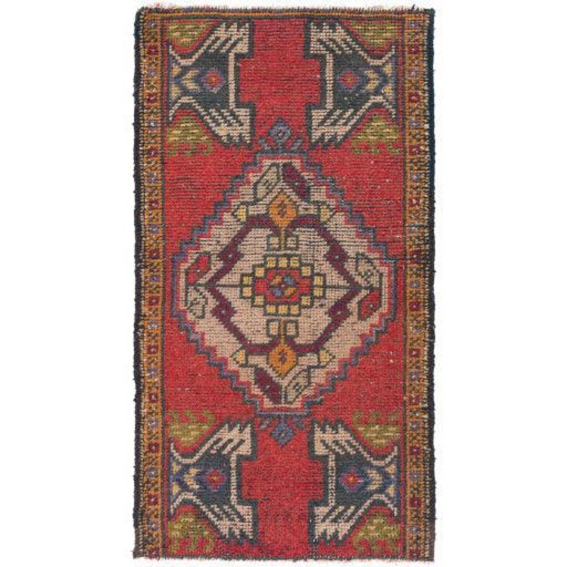 Surya Antique One of a Kind OOAK-1455 1’8” x 3” Rug