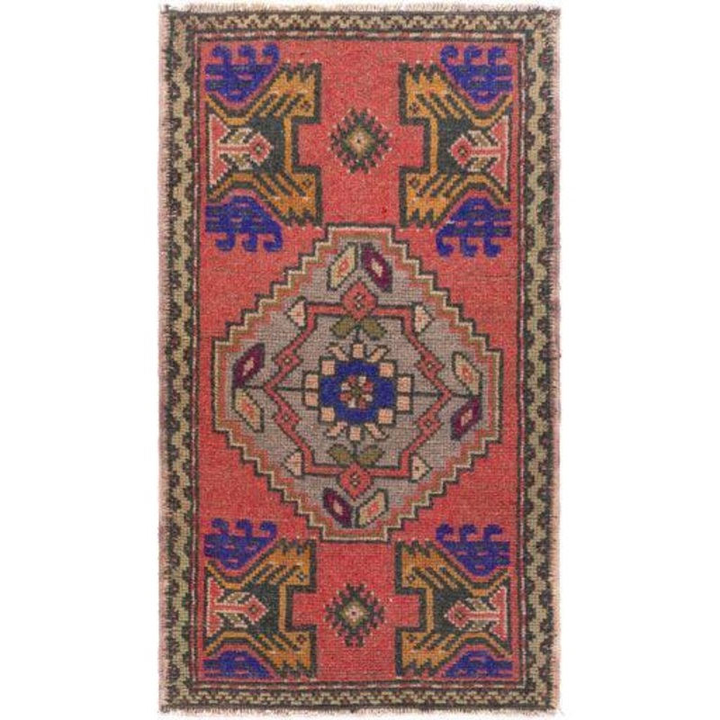 Surya Antique One of a Kind OOAK-1490 1’8” x 3′ Rug