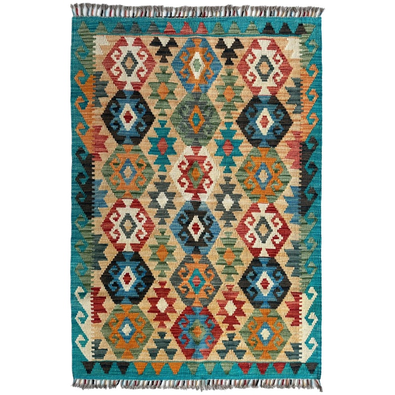 Afghani Chobi Kilim Rug 35 x 51