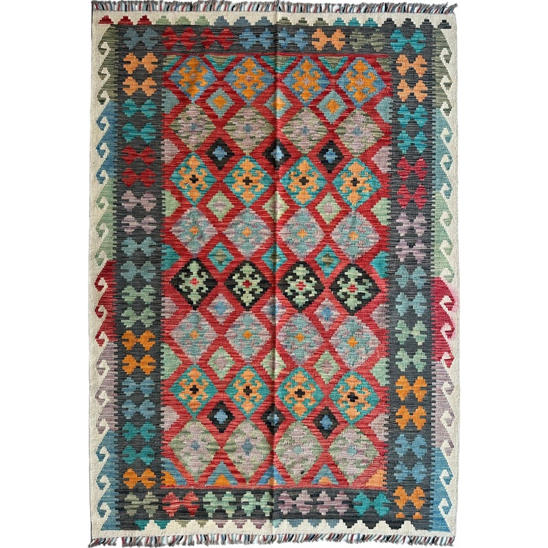 Afghani Chobi Kilim Rug 58 x 8