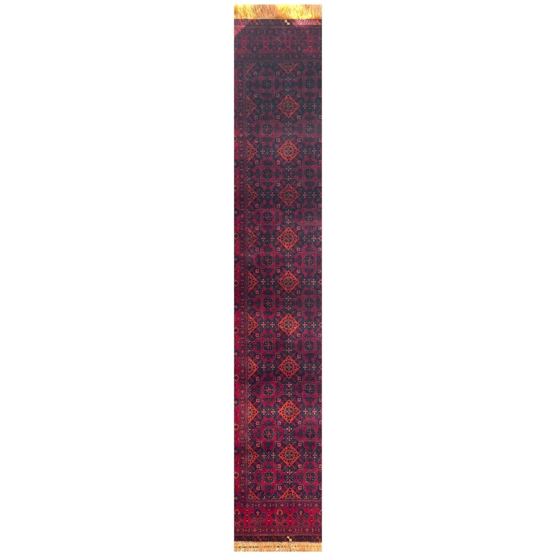 Afghani Fine Knots Bukhara Runner 210 x 910