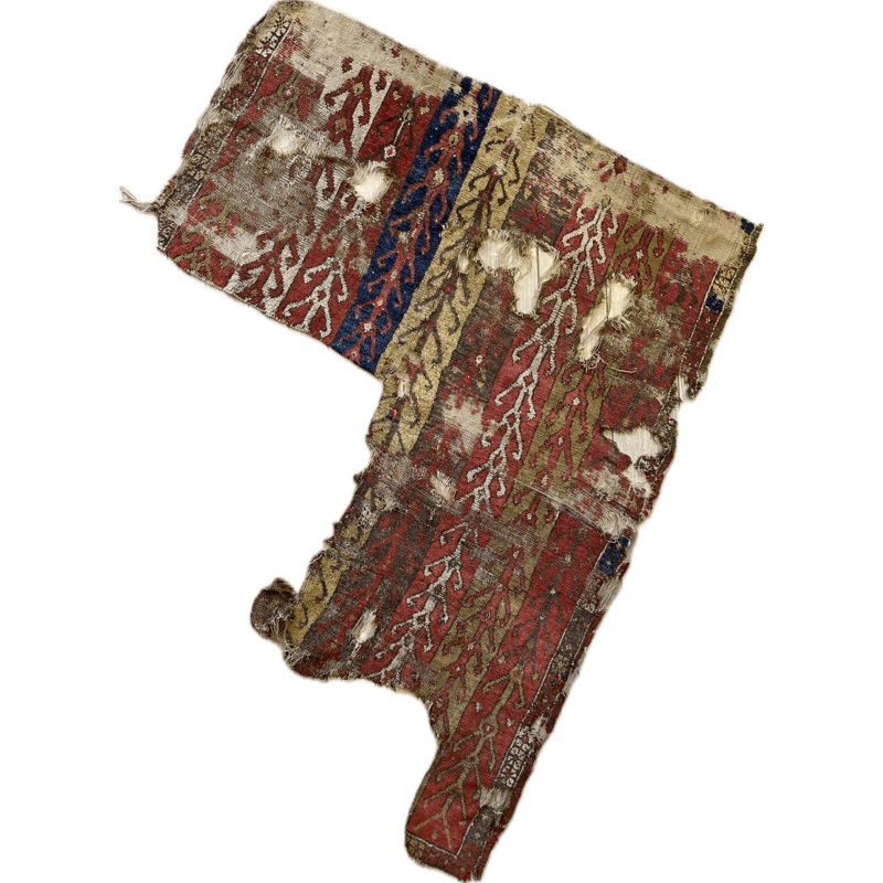 Antique 19th Century Rug Frament