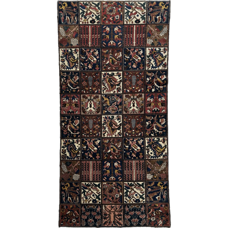 Antique Rich & Moody “Garden Design” aka “4 Seasons Rug” | 4 x 81