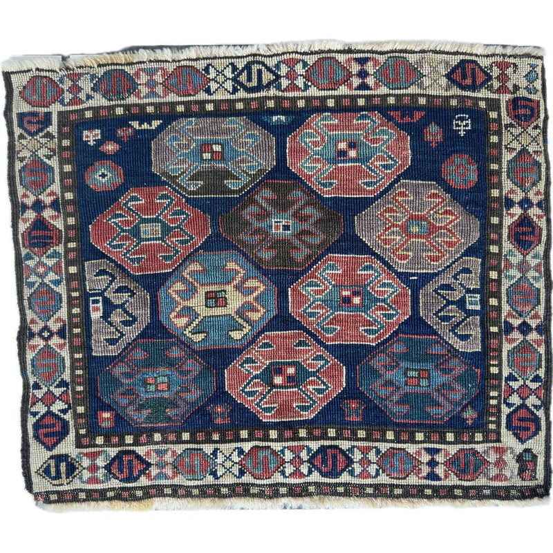 Antique Tribal Shahsavan Caucasian Bagface – 26″ X 18″