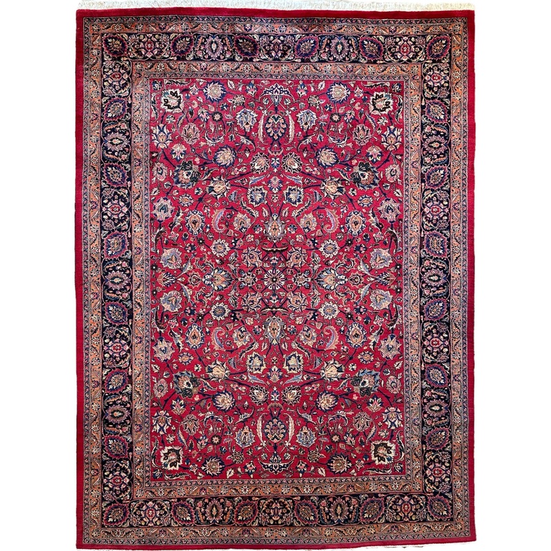Fine Allover Persian Mashhad Rug 82×116