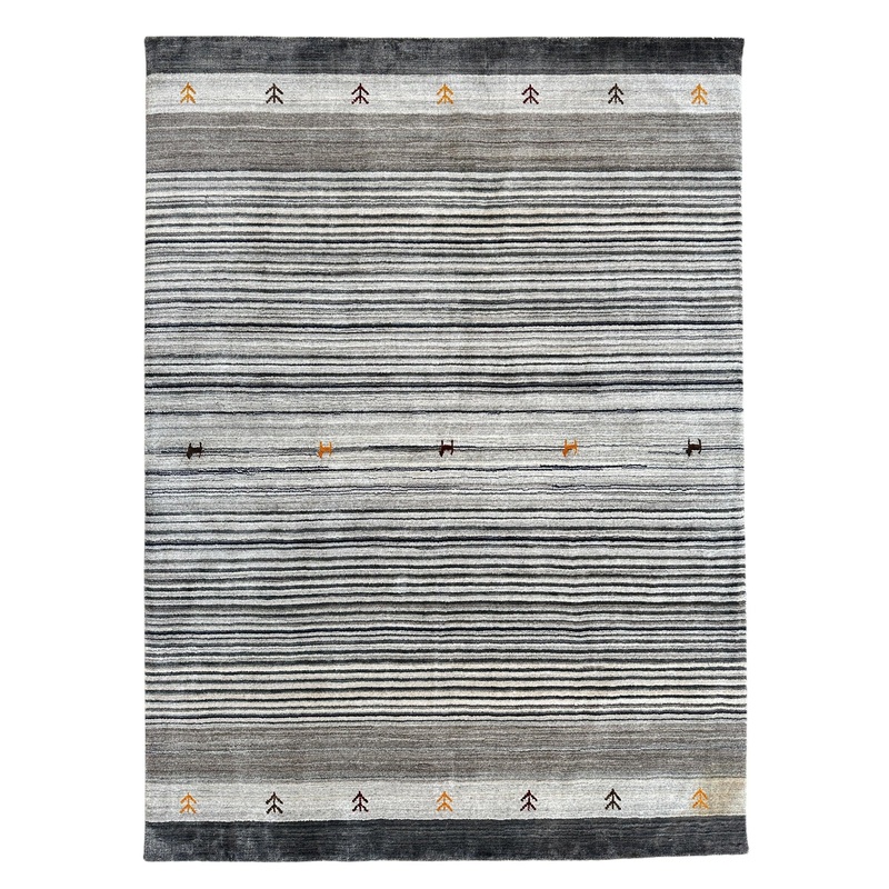Hand-loomed Gabbeh Rug 49 x 66