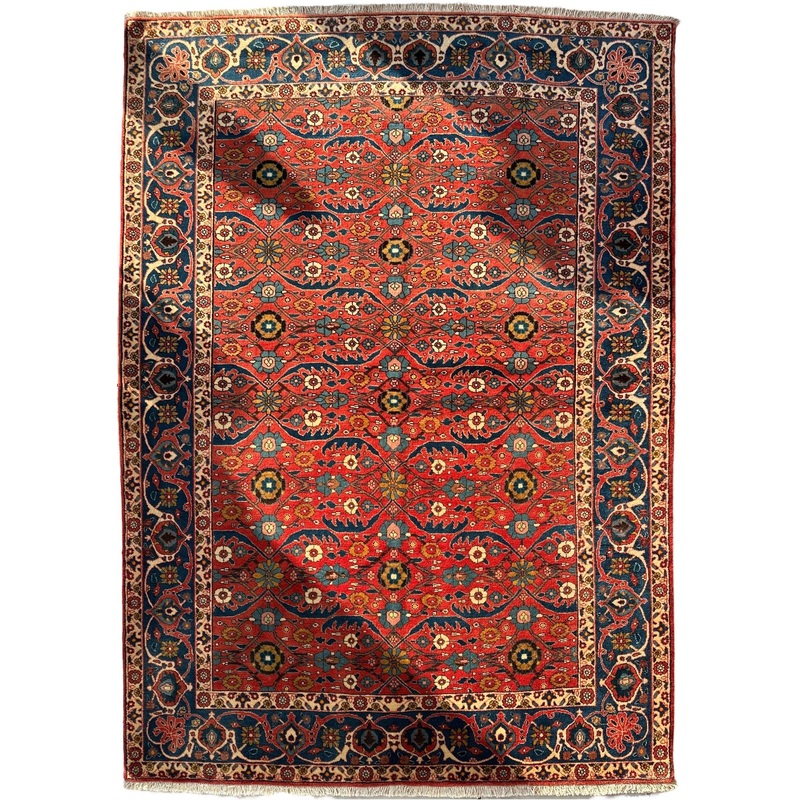 One-of-a-Kind Weramin Cork Wool Rug 5 x 7