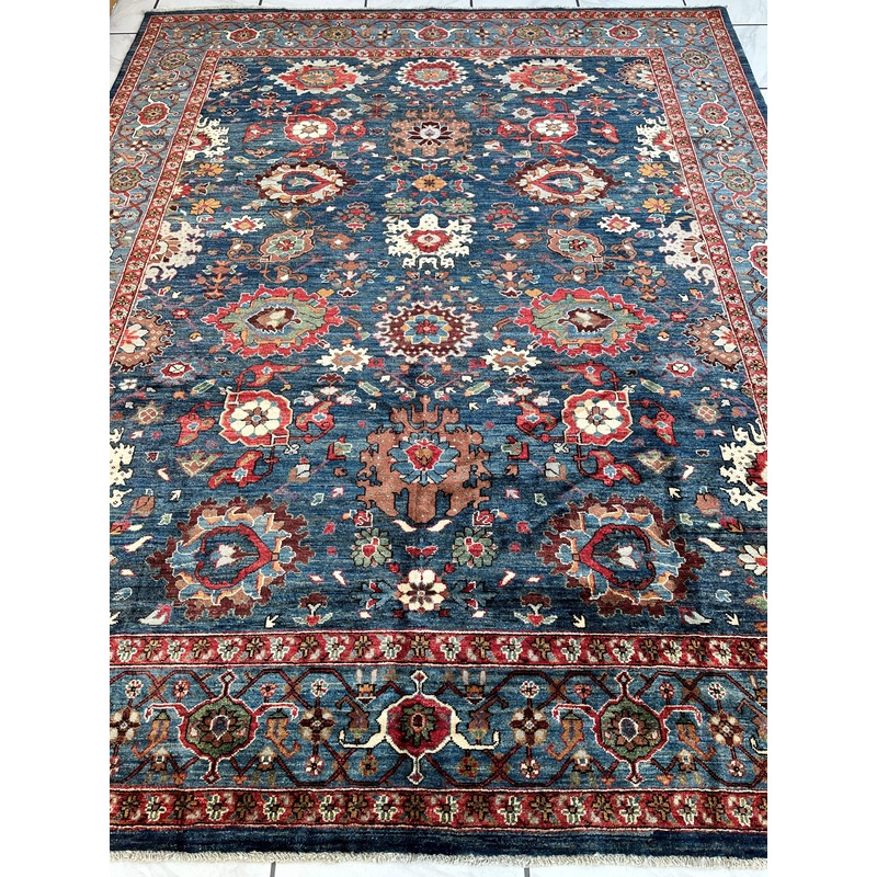 Trasitional Serapi Ghazni Wool Rug  8′ x 10  Intricate Floral Design