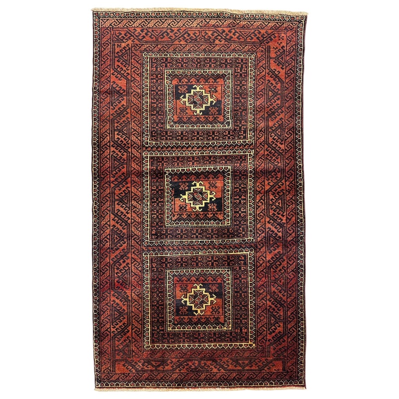 Tribal Baluch Rug 48 x 66