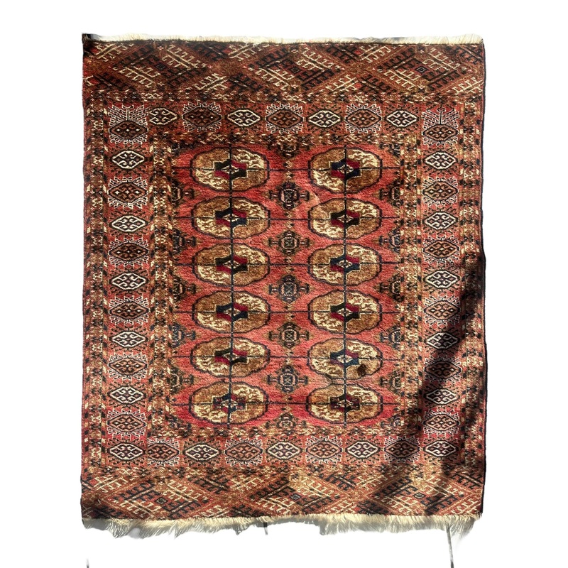 Vintage Tribal Turkoman Tekke Rug 34 x 4