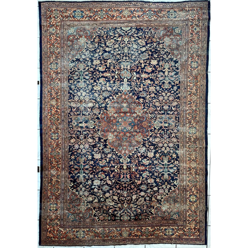 Antique Persian Mahal Rug 83×12 – Circa 1900 Treasure