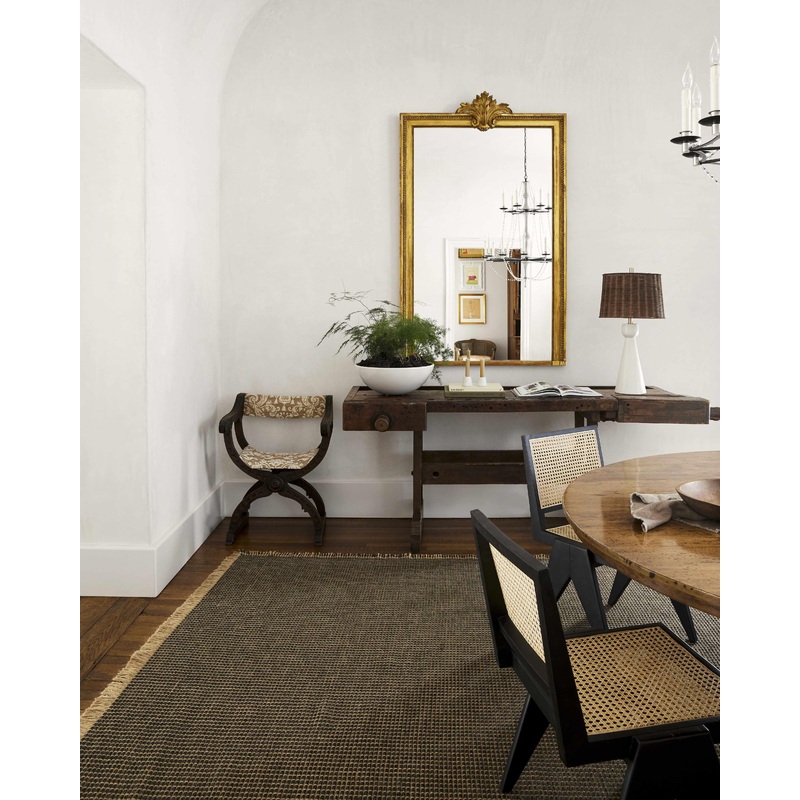 Kimi Jute Black Area Rug – Surya X Becki Owens