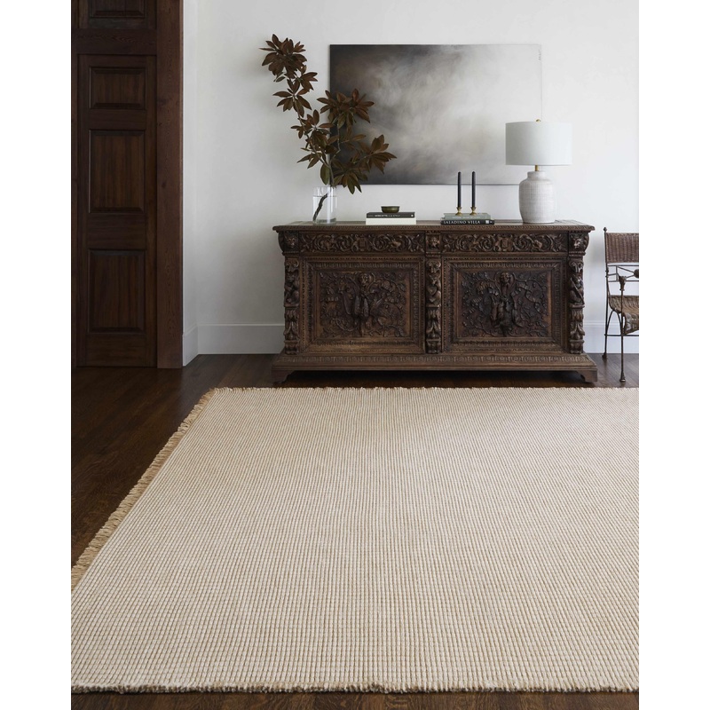 Kimi Jute Cream Area Rug – Surya X Becki Owens