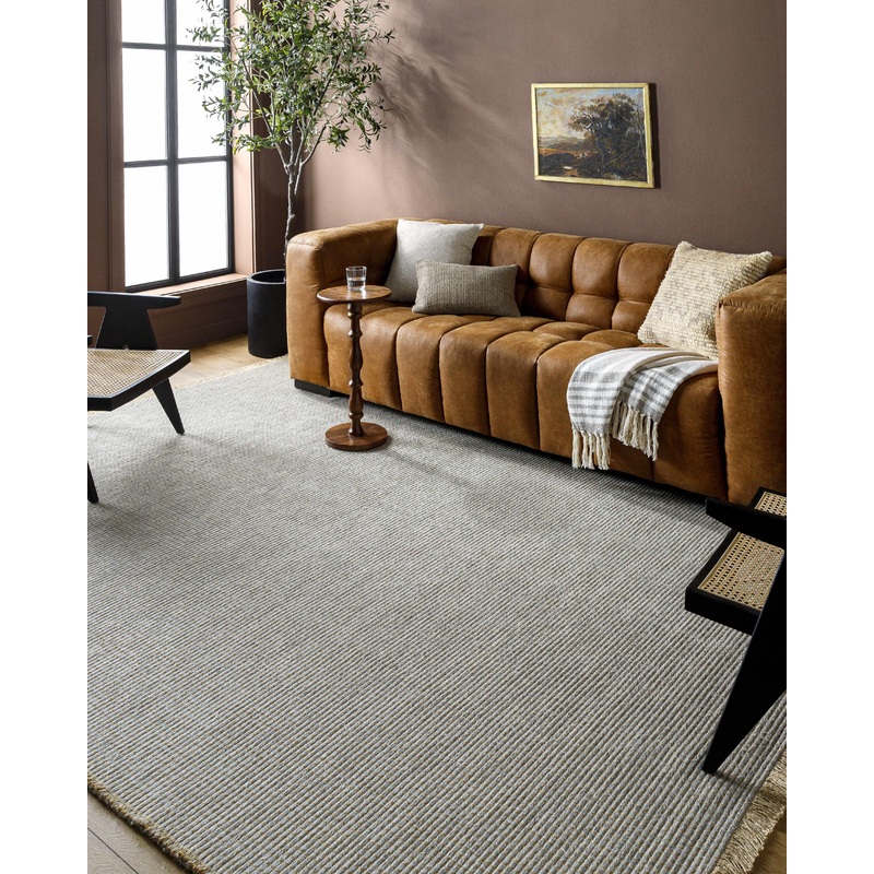 Kimi Jute Gray Area Rug – Surya X Becki Owens