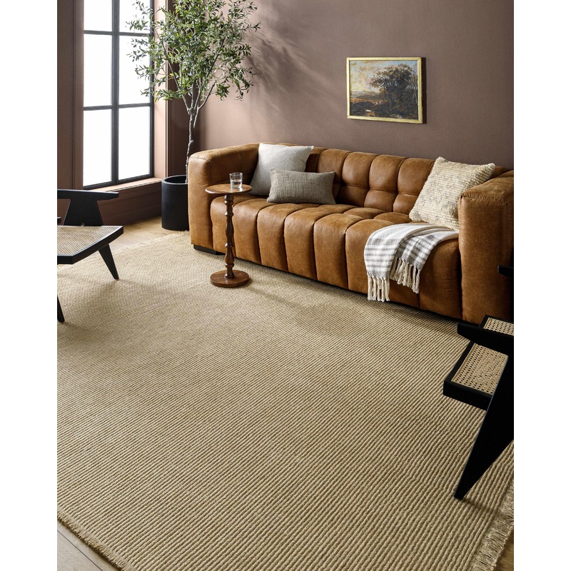 Kimi Jute Light Beige Area Rug – Surya X Becki Owens