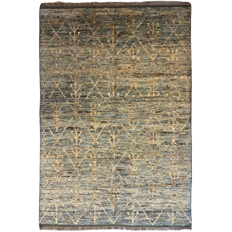 Afghan Moroccan All Wool Handwoven Tribal Rug 69 x 10