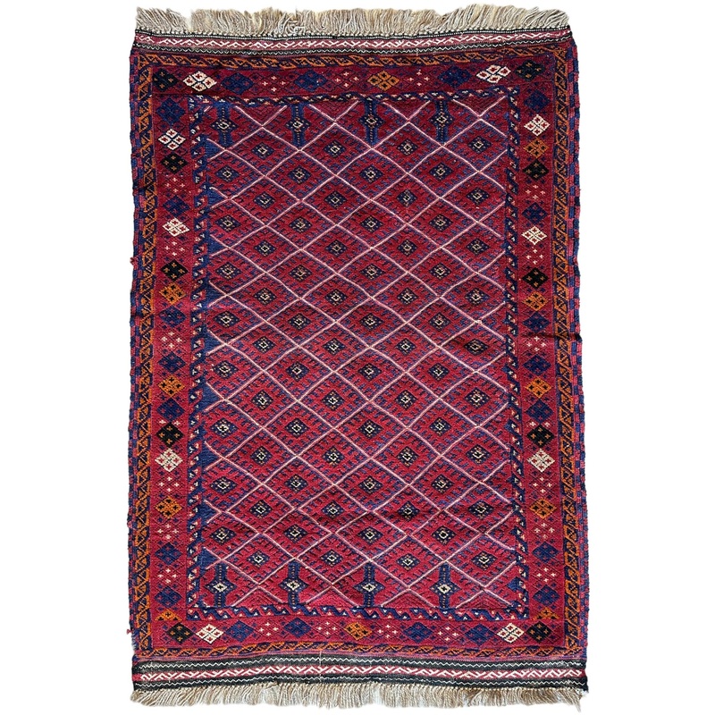 Afghani Meshwani Rug I Nakhunak Herati 36 x 54