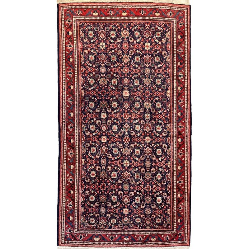 Fine Hand-Knotted Persian Arak Area Rug 56 x 103