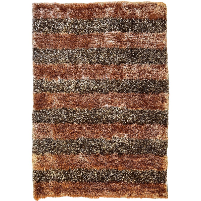 Handwoven Multi-Tone 2 Shag Rug 4 x 6