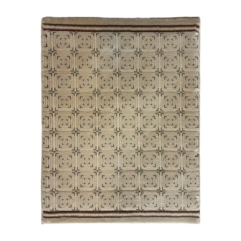 Karastan Graciano 4533R-88005 Maze Ivory 31 x 31.7