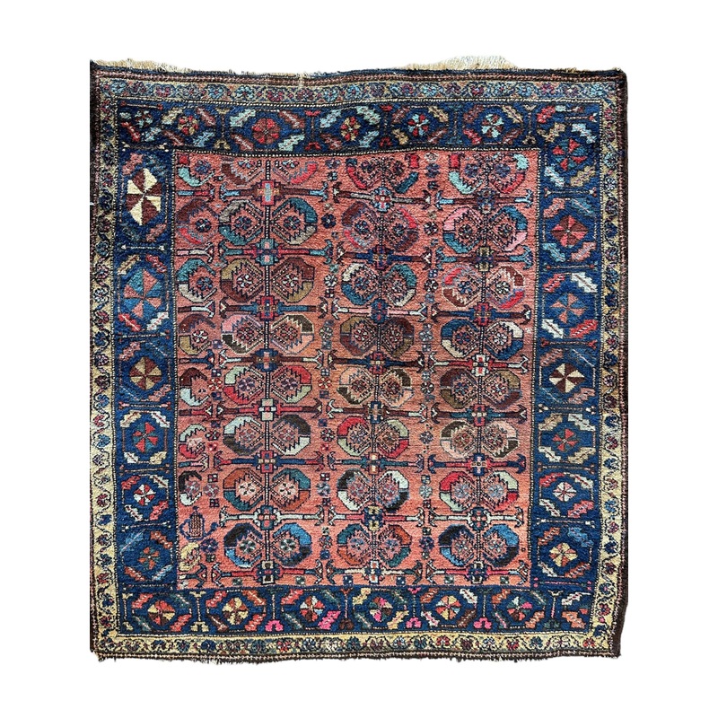 Antique One of Kind Persian Hamedan Enjelas Rug 311 x 44
