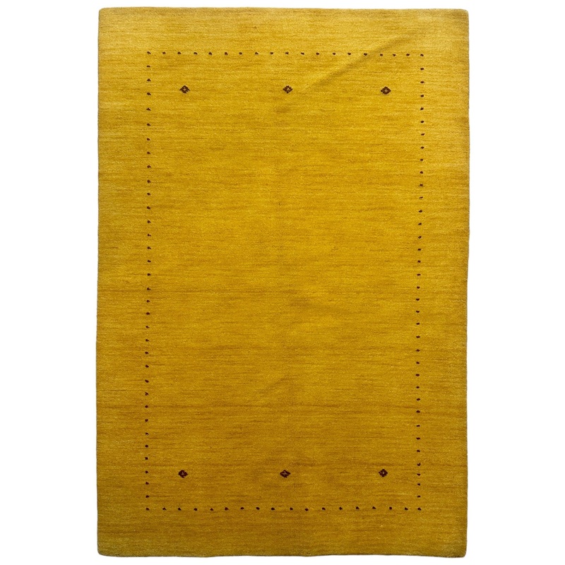 Hand-Woven Indo-Gabbeh Rug 4 x 6