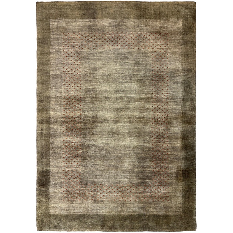 Handmade Wool Gabbeh Rug 4 x 6