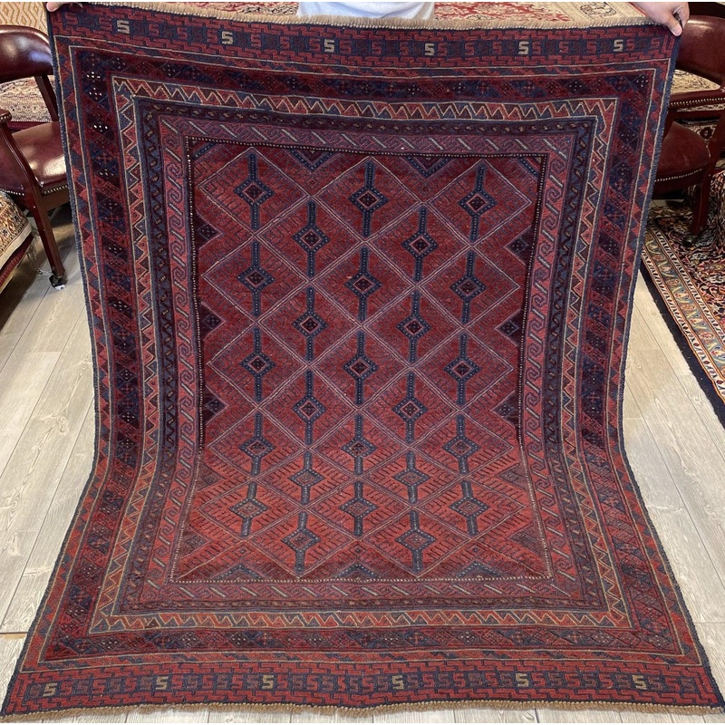Beautiful Afghani Kilim Rug 6’8”x5’5”
