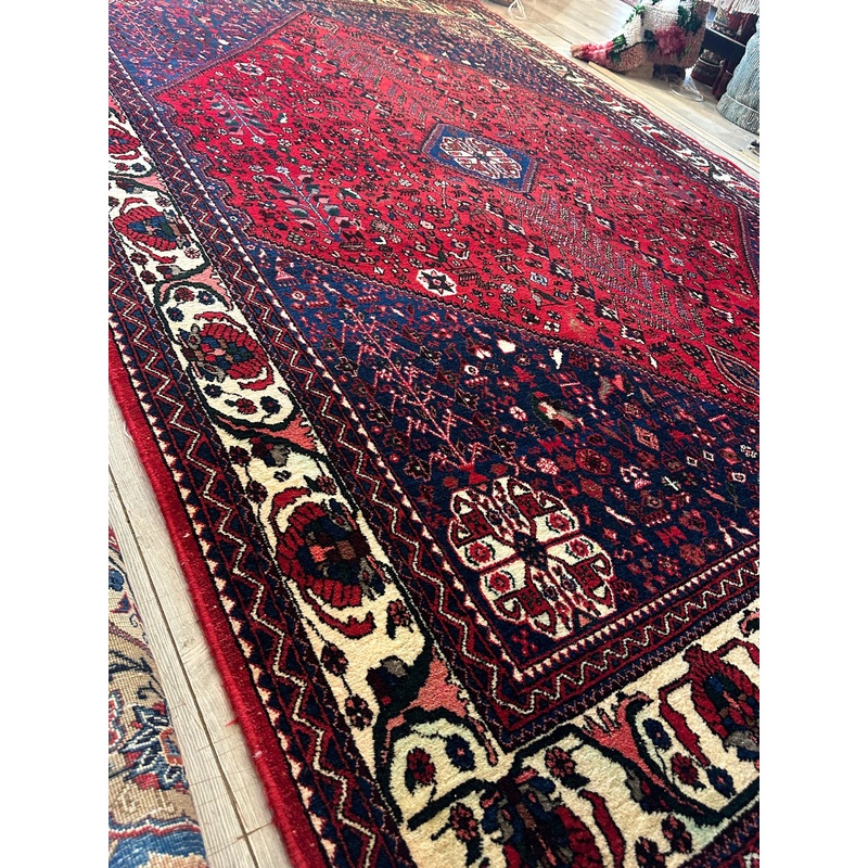 Fine Hand-knotted Persian Abadeh Rug 7 x 10